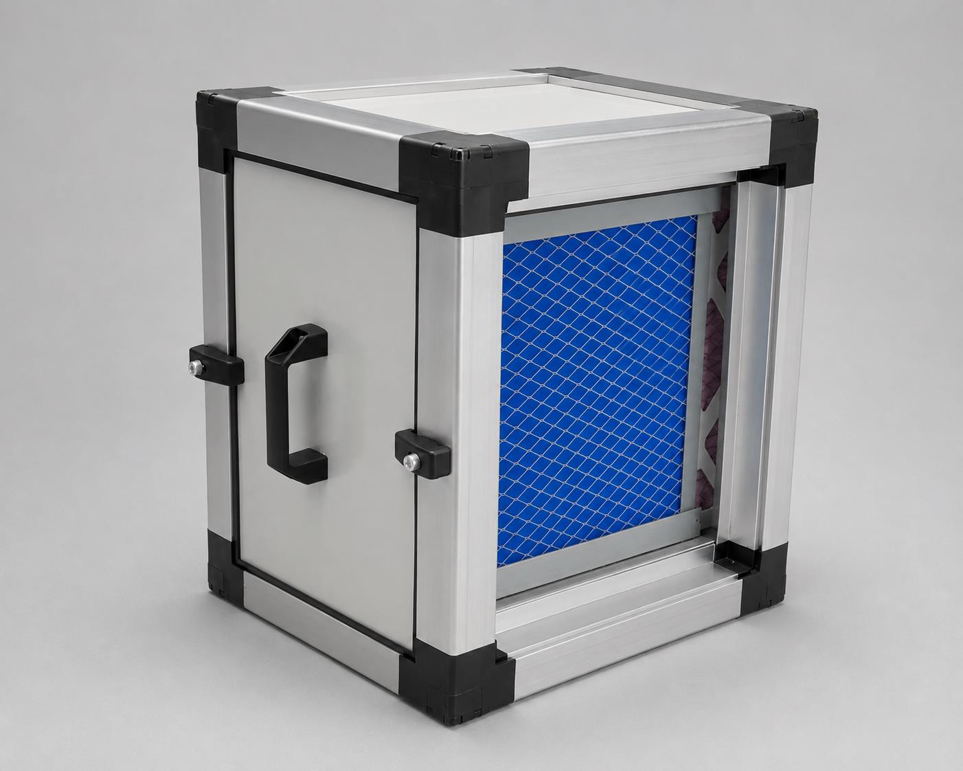 Portafiltro PF-12×12 configurado en cuatro etapas